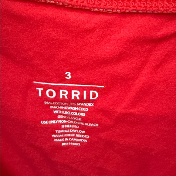 Torrid Red Mini Dress - Picture 3 of 4